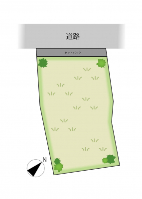 建築条件なし売地
敷地約103坪
お好みのハウスメーカーで建設出来ます。